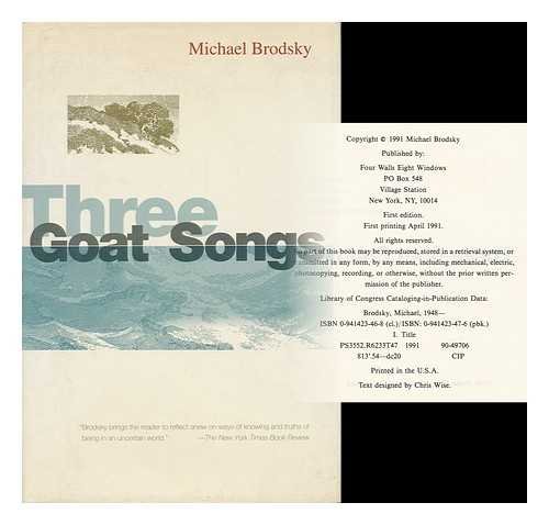 Buy Three Goat Songs — BookShops.in