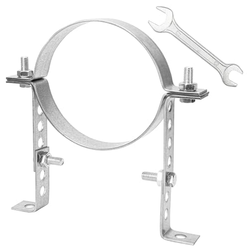 Support de tuyau d'évent réglable en acier robuste pour fixation de cheminée - 2