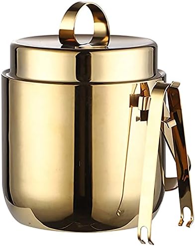 ANSNOW Cubo de Hielo, Cubo de Hielo con Tapa Y Pinzas para Hielo, Cubo de Hielo de Doble Pared Aislado con Tapas Y Pinzas, Cubos de Hielo para Bar de Cócteles ANSNOW Cubo de Hielo, Cubo de Hielo con Tapa Y Pinzas para Hielo, Cubo de Hielo de Doble Pared Aislado con Tapas Y Pinzas, Cubos de Hielo para Bar de Cócteles