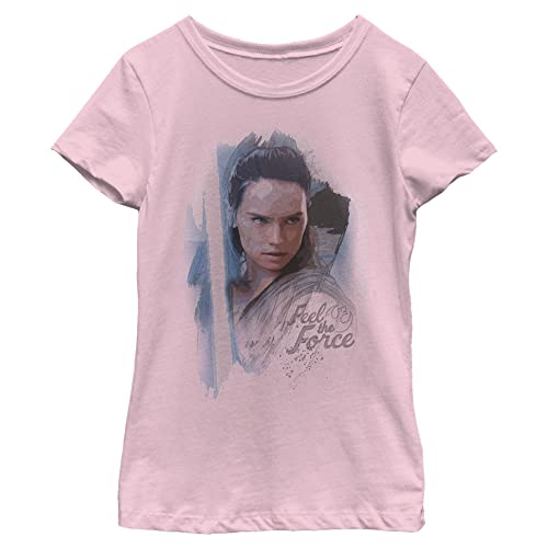 T-shirt Star Wars fille Rey rose haut confortable qui ne pique pas