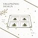 Spode Christmas Tree Melamine 4-Section Tray, 13.5-Inch Divided Holiday Serveware for Nuts, Candy, Condiments - Festive Tableware - Durable Holiday Entertaining Accessory for Indoor & Outdoor Use