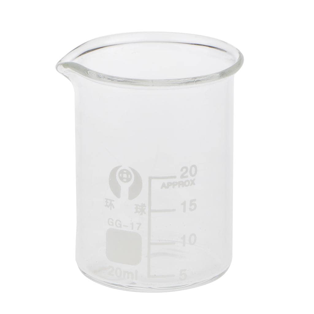 CLUB BOLLYWOOD Low Form Glass Measuring Graduated Beaker Chemistry Lab Glassware 20ML | Lab Glassware | Lab Supplies-image-37