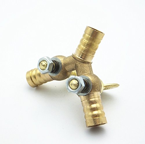 Connettore Tubo 3/8"" 5/16""Splitter Accoppiamento 3 Vie - Foto 3