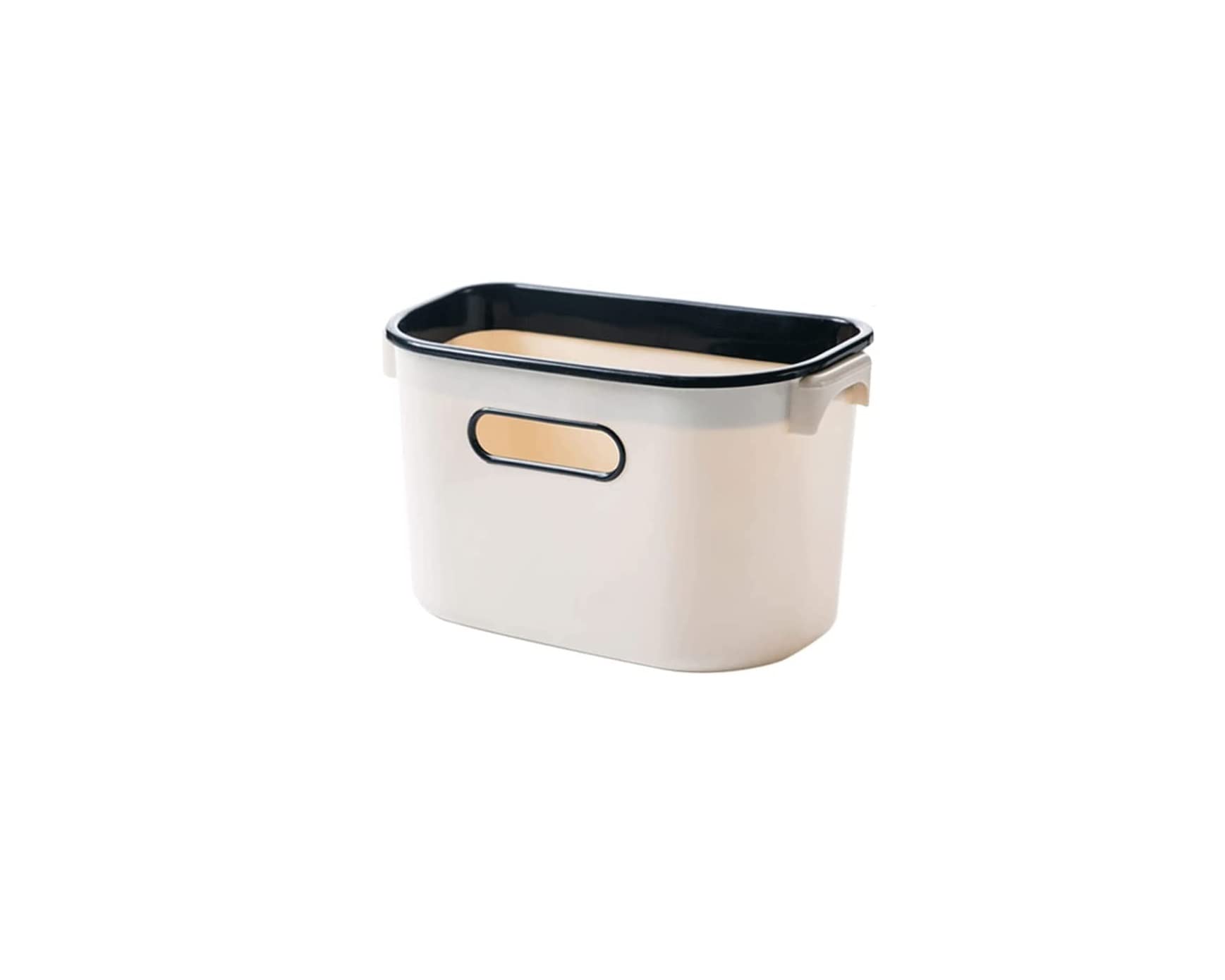 Botes de Basura Cubo Basura Colgante for Puerta de Armario de Cocina, Cubo de Basura for Puerta de Armario, Cubo de Basura for Debajo de la Puerta del Fregadero Aire Libre y hogar(Creamy-White)