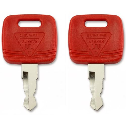 2PCS RE183935 RE71557 Replacement Ignition Keys Compatible with John Deere Tractors 2038R 3120 3320 3720 4210 4320 4510 4710 5045E 5103 5203 7130 7230 7810 8330 9510 and 4730