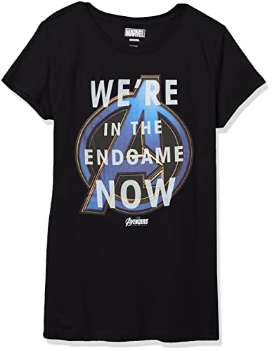 T-shirt Marvel fille noir XL avec motif Game Closing original
