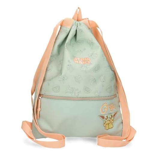 Joumma Star wars Grogu Mochila Saco Verde 35x46 cms Poliéster