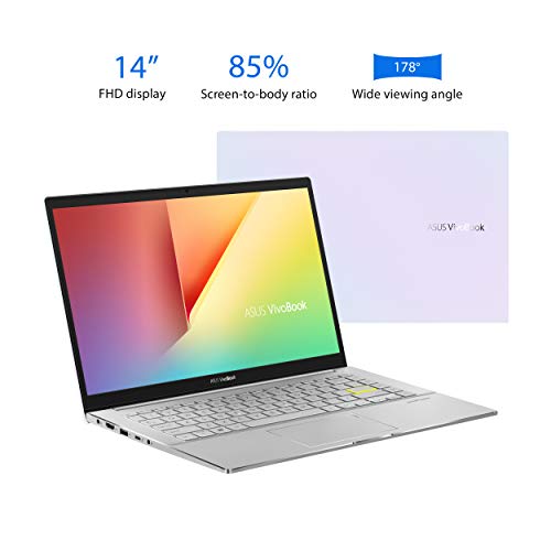 ASUS-VivoBook-S14-S433-Thin-and-Light-Laptop-14-FHD-Display-Intel-Core-i5-1135G7-CPU-8GB-DDR4-RAM-512GB-SSD-Thunderbolt-3-Wi-Fi-6-Windows-10-AI-Noise-Cancellation-Dreamy-White-S433EA-DH51
