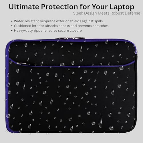 Funda para Laptop 11-12 Pulgadas Neopreno Azul Resistente Agua miniatura 3