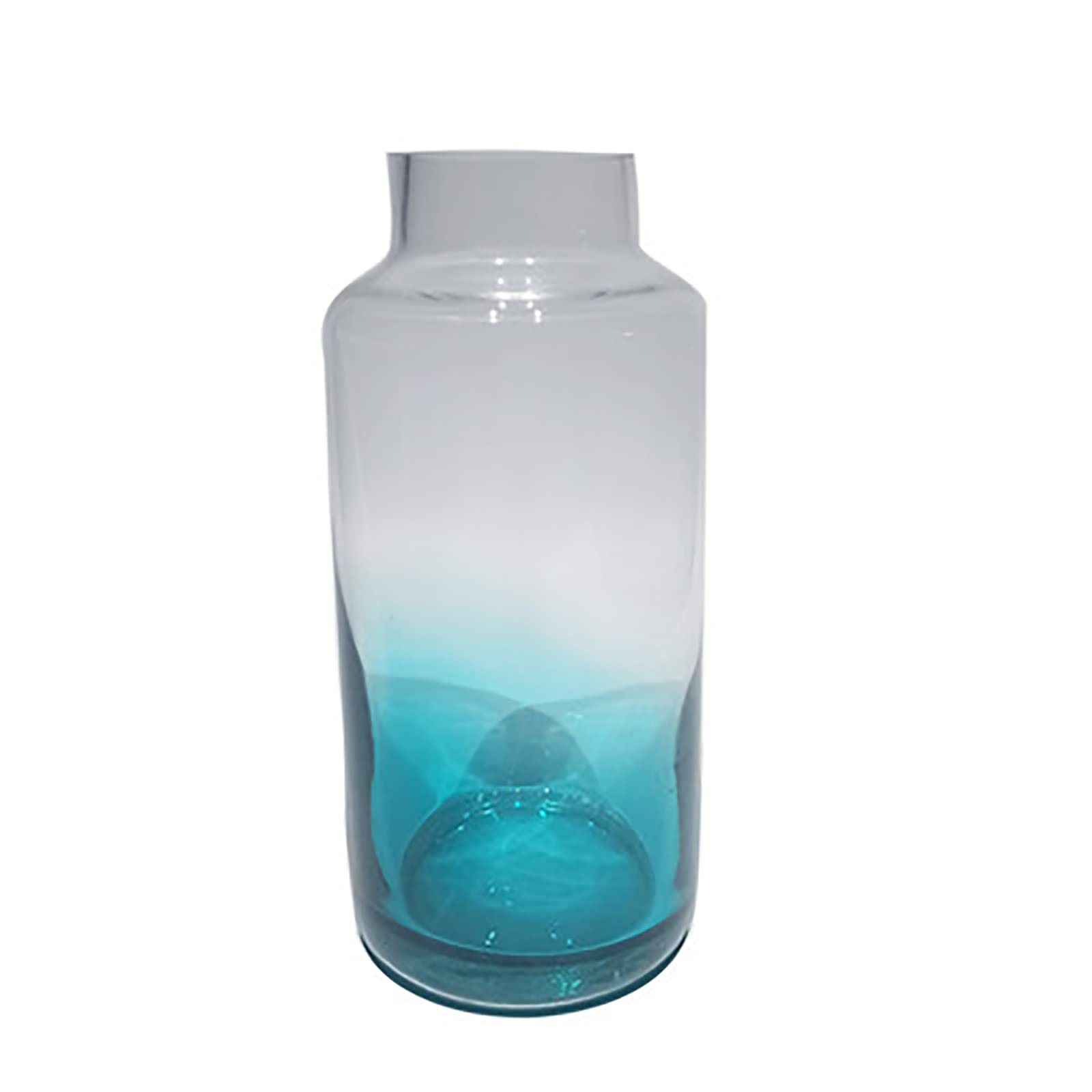 青緑グラデーション ガラス花瓶