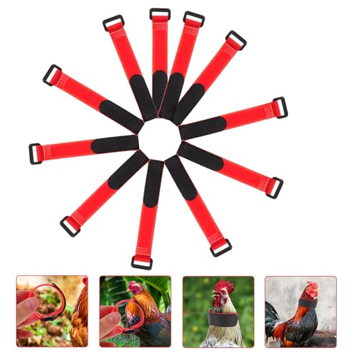 Collares Antirruido de Nylon Resistente HOMSFOU Ajustables para Aves 8