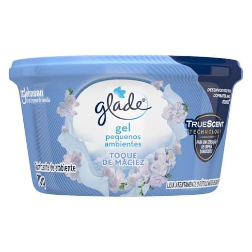 Desodorizador Glade Gel Pequenos Ambientes Toque de Maciez 70g