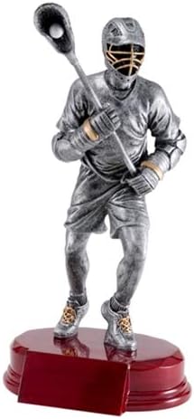 Trofeos RFC de Lacrosse masculino con 3 líneas de texto personalizado