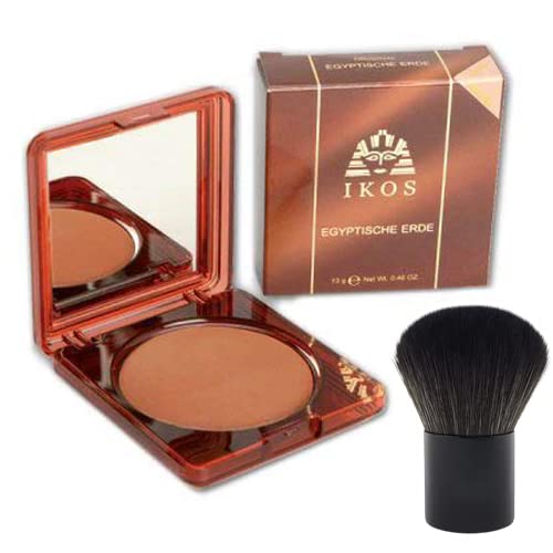 Ikos Original Egyptische Erde 13g Mediterran + Kabuki Pinsel