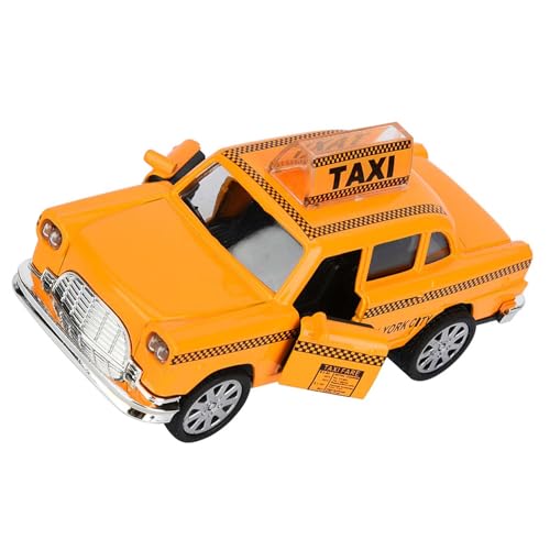ACOGEDO Realista 1:32 Modelo de Simulación de Taxi de Aleación con Función de Retroceso y Luces para la Recolección y Decoración (Taxi)