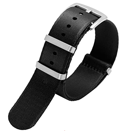 Bracelet montre nylon 20mm 22mm pour Seiko et Mido James Bond