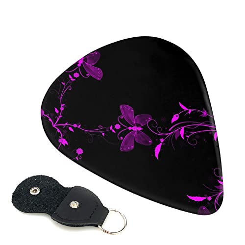 Purple and Butterfly Lot de 6 médiators pour guitare acoustique, guitare électrique, basse, ukulélé – fins, moyens et… - Les Beatles, Paul McCartney, John Lennon, RIngo Starr, George Harrison Purple and Butterfly Lot de 6 médiators pour guitare acoustique, guitare électrique, basse, ukulélé – fins, moyens et…