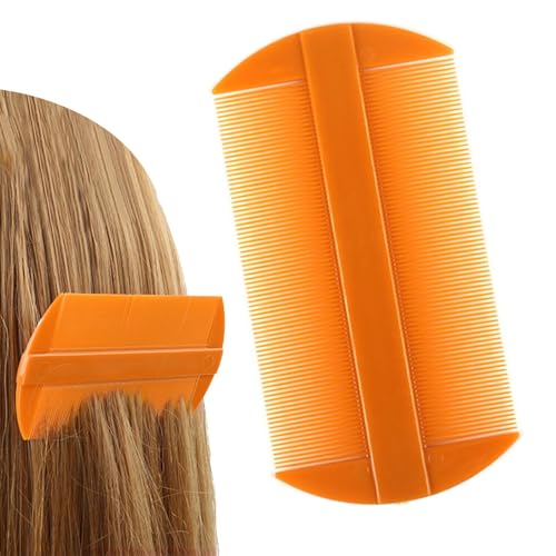 Peines El Cabello Para Mujeres - Peine Con Dientes Finos | Peines Antipulgas, Peine De Doble Cara Para Eliminar La Caspa, Piojos Y Liendres Para Tratar Los Piojos