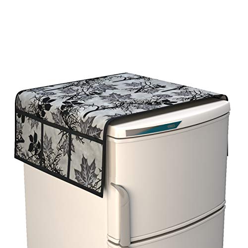 Image of Fridge Cover For Top (21 X 39 Inches) (Black Branch)
