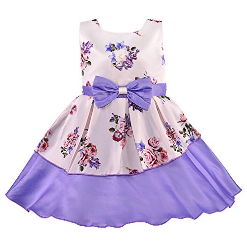 Image of Wish Karo Baby Girls Cotton Frock Dress-(stn745)