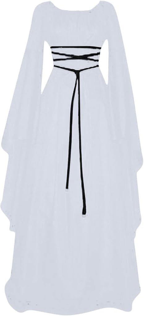OIOLOYJM Renaissance Costume Women Medieval Sexy Plus Size Witch Vampire Gothic Halloween Costumes Woman 2025 Clothes Dresses