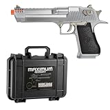 MASSIMO PRECISION Miniature Desert Eagle Model Kit 1:2.05 Scale - Metal Build Model Set for Desktop Display - Gift for Enthusiasts & Collectors - No Shooting Function (Silver-A)