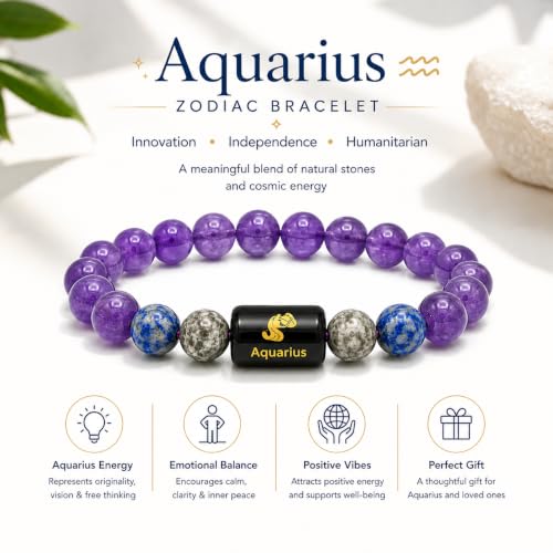 Image of Zodiac Crystal Bracelet for Men & Women