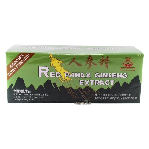 Red Panax Ginseng Extract Box of 30, 9.9 fl oz