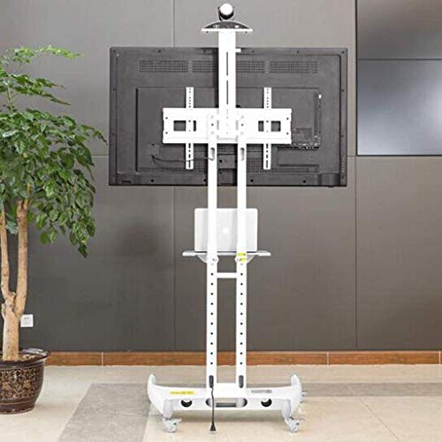 Soporte móvil para TV con ruedas y 2 estantes ajustable miniatura 7