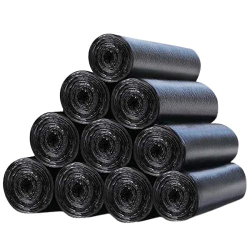 " Garbage Bags 19 X 21 Inches (Medium Size) 300 Bags (10 Rolls) Dustbin Bag/Trash Bag - Black Color"|Design - for home and kitchen-picture-33