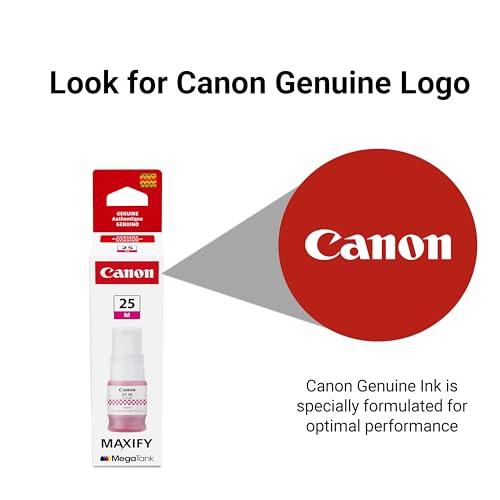 Canon GI-25 Genuine Magenta Ink Bottle, Compatible with Megatank GX2020, and GX1020 Printers - image 5