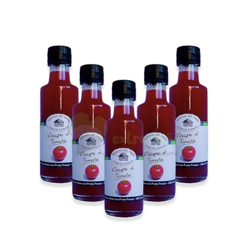 Pack 5 Vinagres Sabores del Guijo Tomate Gourmet Extremadura
