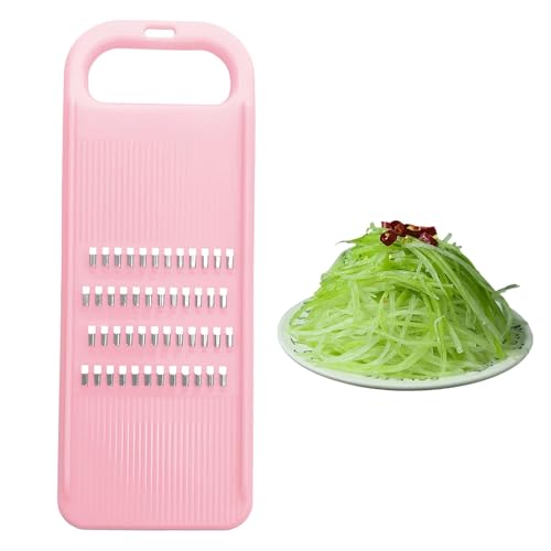 Stainless Steel Vegetable Slicer - Pink
