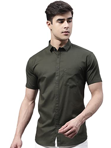 Image of Majestic Man Men's Cotton Slim Fit Shirt