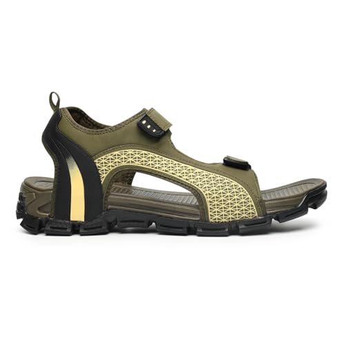 Image of YOHO TrailX Sports Sandals for Men, Cushion Comfort, Lightweight & Anti Skid Floaters for Walking & Trekking, Footwear for Man /Boys /Gents