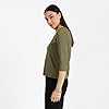 BlissClub Women's T-Shirt, Olivia Olive Earth, L #3