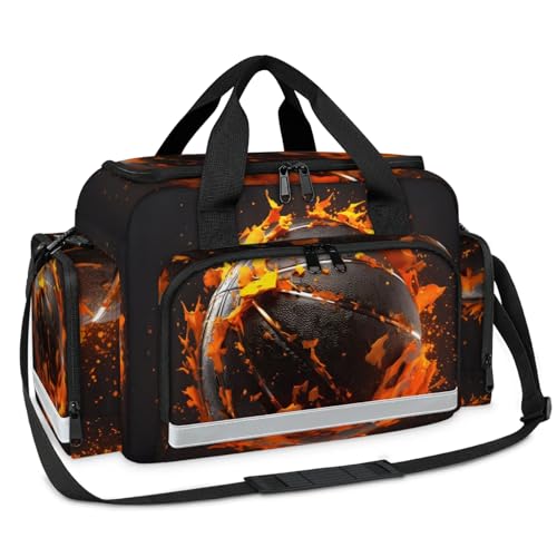 GzLeyigou First Aid Bags Empty, Fire Basketball Emergency Bag First Aid Kit Multiple Compartment Kit Carrier On Call Trauma Bag For Paramedics Emergency Medical Supplies Kit