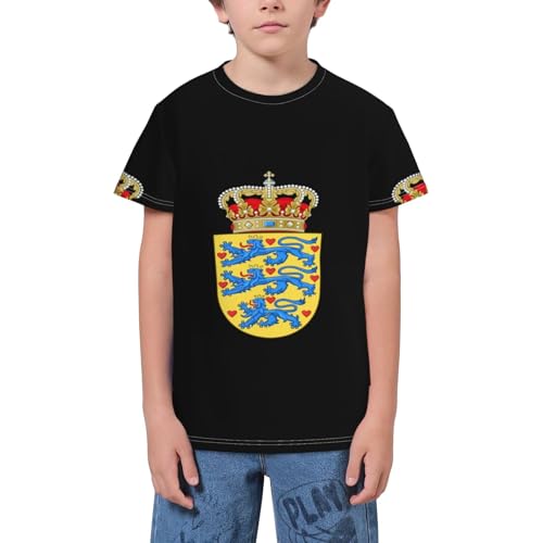 QWEFVB T-Shirt mit Nationalemblem der zentralafrikanischen...