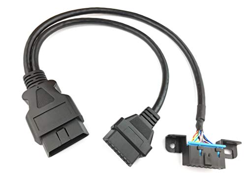 OBD 2 OBD II Splitter Extension Y Cable J1962 for GPS Tracking Devices Car Tracker