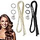 Guyode 2 Stück Neu Rutschfest Heatless Curls, Silk Heatless Curls Band Lockenwickler über Nacht, Locken Ohne Hitze, Hitzefreie Lockenwickler, Heatless Curler für Langes Haar und Kurzes Haar