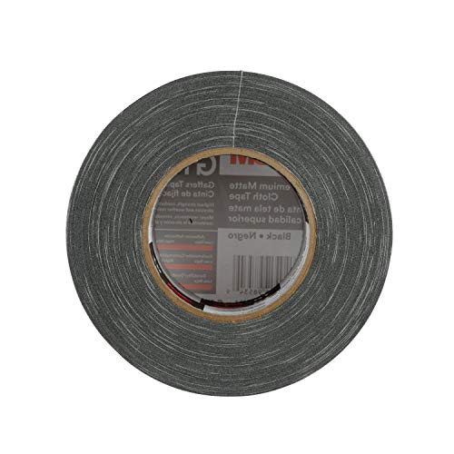 Image of 3M Premium Matte Cloth (Gaffers) Tape GT3, Black, 72 mm x 50 m, 11 mil