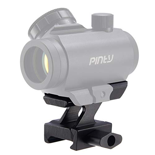 Pinty Riser Rail Mount 2 Pack 3 Slot Slanted Riser Scope Mount for 20mm Base Picatinny Weaver Dovetail Rail Slanted Riser Mount for Rifle Pistol Airsoft Flashlights Laser Sights and More, Set of 2
