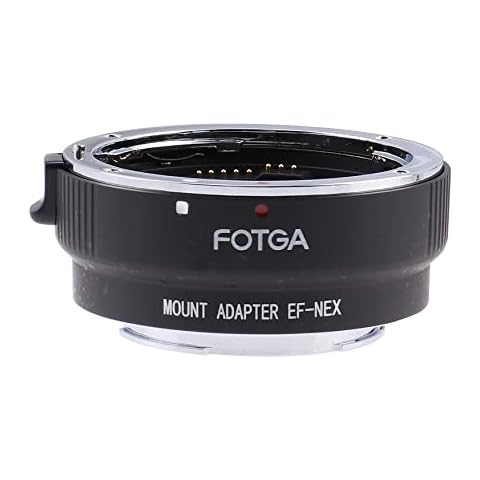 Fotga Auto Focus EF-NEX Lens Mount Adapter for Canon EF EF-S Lens to Sony E Mount A6300 A6000 A5100 A5000 A3000 NEX 7/6/5N/5R/3/A7 II A7R A7RII A7SII Cameras Full Frame Cover
