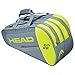 Head Core Combi Bolsa Tenis, Unisex-Adult, Gris/Amarillo, Largo-6 Palas de Padel
