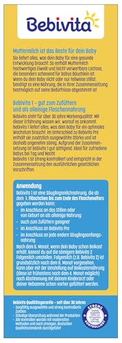 Bebivita 1 Anfangsmilch (5 x 500g), von Geburt an, angenehm sämig & gut sättigend, gut zum Zufüttern