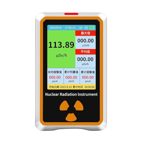 Dosímetro detector de radiación con alarma de dosis electromagnética 2