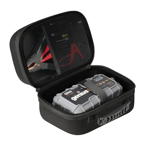 sarlar EVA Protection Case Compatible with NOCO GB20/GB40/GBX45/GB50 Jump Starters AstroAI S8/NEXPOW/BIUBLE/BUTURE/HULKMAN Up To 8.2 x 4.7 x 3.5 can all be stored Portable Travel Case Only