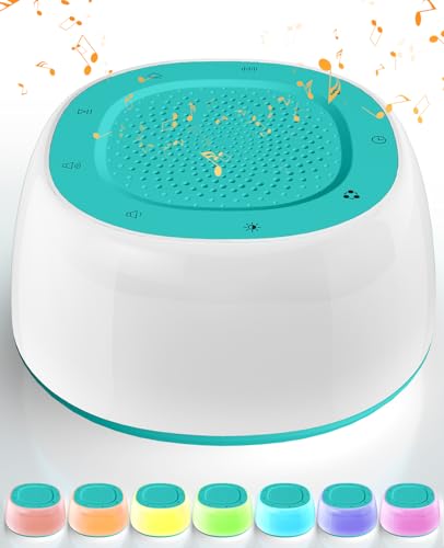 Image of Jack & Rose White Noise Machine Baby, Baby Sound Machine Kids with Night Light, Portable White Noise Machine for Sleeping