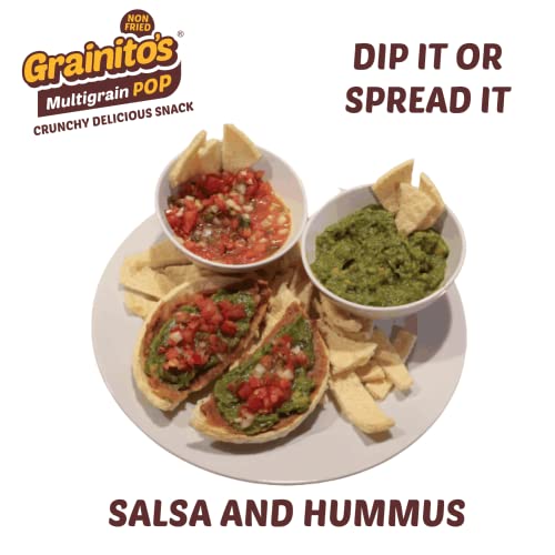 Image of Grainitos Healthy Multigrain Papad, Not Baked Not Fried - its POPPED (54g x 2) (Jeera Ajwain - Natural Antioxidants)