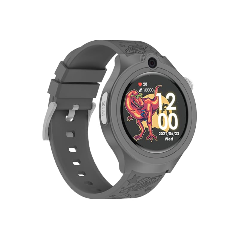 BEMI Moki Smartwatch dla dzieci 4G LTE z GPS, wideorozmowami, SOS i GEO-ogrodzeniem, ekran dotykowy 1,32 cala, IP67, Nano SIM, 550 mAh, fioletowy